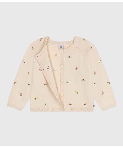 PETIT BATEAU(プチバトー)の「カーディガン(カーディガン/ボレロ・キッズ・ホワイト系その他・6YEAR/8YEAR/10YEAR/12YEAR)」の3枚目の写真