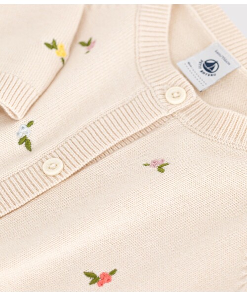 PETIT BATEAU(プチバトー)の「カーディガン(カーディガン/ボレロ・キッズ・ホワイト系その他・6YEAR/8YEAR/10YEAR/12YEAR)」の5枚目の写真