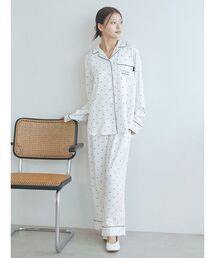 gelato pique | 【JOEL ROBUCHON】サテンロングパンツ(ルームウェア/パジャマ)