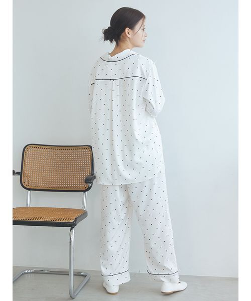 gelato pique サテントップス＆ロングパンツ 定価13640円 ジェラートピケ gelato pique サテンロングパンツ （PNK） -靴