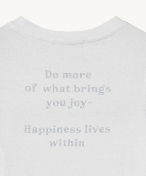 LADY VOLUME(レディーボリューム)の「ハピネスリネンTシャツ(ホワイト)(Tシャツ/カットソー・レディース・その他・SMALL/MEDIUM)」の3枚目の写真