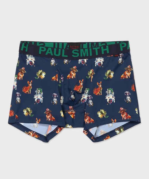 Paul Smith(ポールスミス)の「“Accessory Dog” ボクサーパンツ【853282 P5416A】(ボクサーパンツ・メンズ・サックスブルー/ネイビー/ピンク・MEDIUM/LARGE)」の1枚目の写真