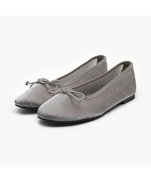 SAPPUN（サプン）の「Dorothy Mesh RIbbon Flats (1cm)（バレエシューズ）」