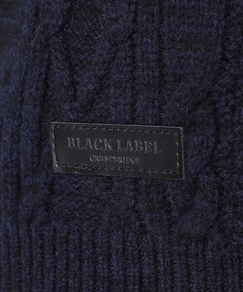 BLACK LABEL CRESTBRIDGE(ブラックレーベル・クレストブリッジ)の「カシミヤミックスアランニット(ニット/セーター・メンズ・オフホワイト/ブラック/ライトグレー/レッド/ネイビー/グリーン系その他3・M/L)」の13枚目の写真
