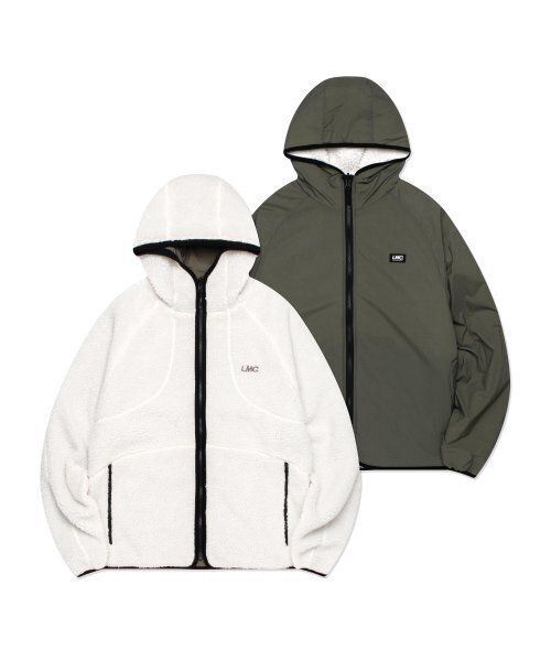 LMCの「ITALIC BOA FLEECE RVSB HOODED JACKET cream(その他アウター・レディース・その他・LARGE/SMALL/X-LARGE/MEDIUM)」の1枚目の写真