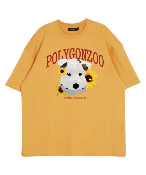 ASTRAL PROJECTION(アストラルプロジェクション)の「ポリゴン シゴルジャブジョン ラウンドネック 15番手 綿 半袖Tシャツ_チェダー(Tシャツ/カットソー・レディース・その他・LARGE/X-LARGE)」の2枚目の写真