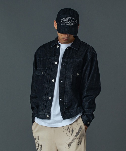 XLARGE（エクストララージ）の「STAR LOGO DENIM JACKET（デニムジャケット・メンズ・ブラック/インディゴブルー・S/M/L/XL）」の11枚目の写真