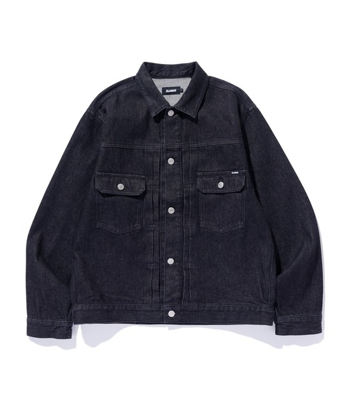 XLARGE（エクストララージ）の「STAR LOGO DENIM JACKET（デニムジャケット・メンズ・ブラック/インディゴブルー・S/M/L/XL）」の3枚目の写真