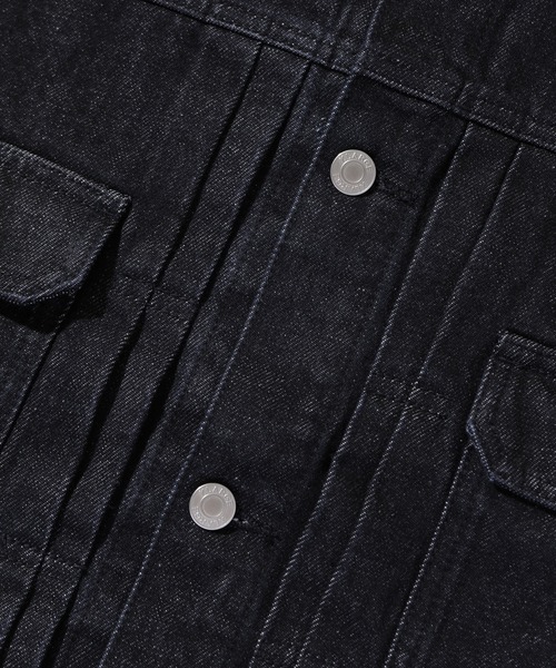 XLARGE（エクストララージ）の「STAR LOGO DENIM JACKET（デニムジャケット・メンズ・ブラック/インディゴブルー・S/M/L/XL）」の8枚目の写真