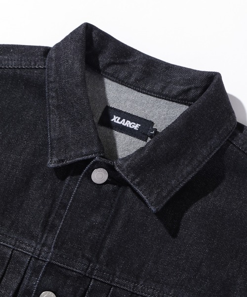 XLARGE（エクストララージ）の「STAR LOGO DENIM JACKET（デニムジャケット・メンズ・ブラック/インディゴブルー・S/M/L/XL）」の9枚目の写真