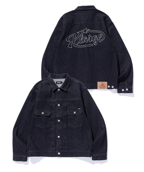 XLARGE（エクストララージ）の「STAR LOGO DENIM JACKET（デニムジャケット・メンズ・ブラック/インディゴブルー・S/M/L/XL）」の20枚目の写真