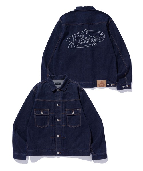 XLARGE（エクストララージ）の「STAR LOGO DENIM JACKET（デニムジャケット・メンズ・ブラック/インディゴブルー・S/M/L/XL）」の19枚目の写真