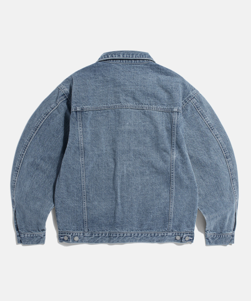 ESPIONAGE（エスピオナジ）の「Minimal Denim Trucker Jacket Light Indigo（デニムジャケット・メンズ・その他・MEDIUM）」の3枚目の写真