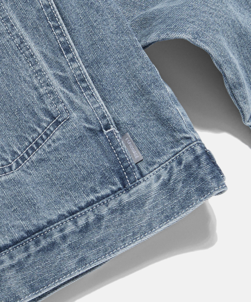 ESPIONAGE（エスピオナジ）の「Minimal Denim Trucker Jacket Light Indigo（デニムジャケット・メンズ・その他・MEDIUM）」の10枚目の写真