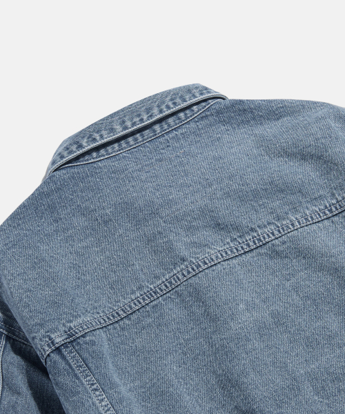 ESPIONAGE（エスピオナジ）の「Minimal Denim Trucker Jacket Light Indigo（デニムジャケット・メンズ・その他・MEDIUM）」の12枚目の写真