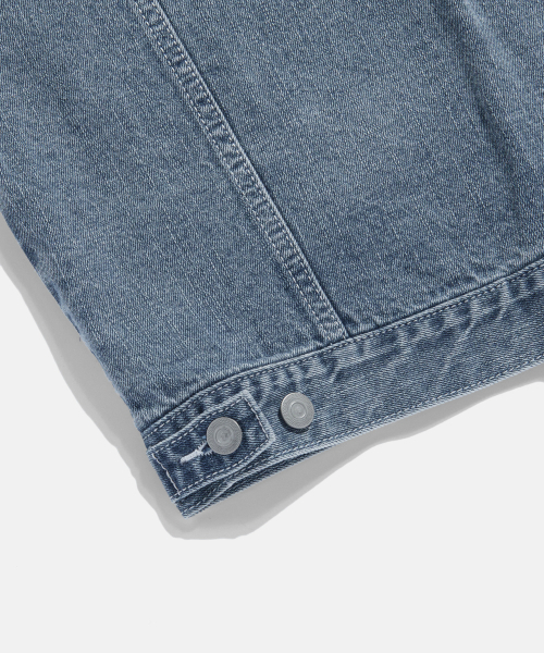 ESPIONAGE（エスピオナジ）の「Minimal Denim Trucker Jacket Light Indigo（デニムジャケット・メンズ・その他・MEDIUM）」の13枚目の写真