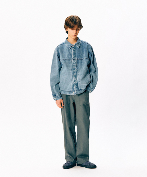ESPIONAGE（エスピオナジ）の「Minimal Denim Trucker Jacket Light Indigo（デニムジャケット・メンズ・その他・MEDIUM）」の14枚目の写真