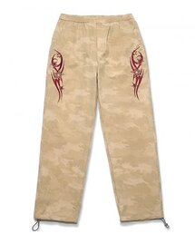 youthbath（ユースバース）の「Wide camo string elasticated waist pants_beige（スウェットパンツ）」