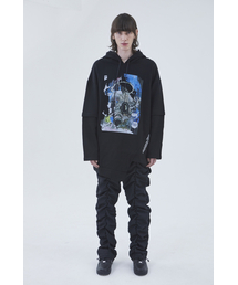 BMUETTE（ビムウィエ）の「ストリートギャラリー フードパーカー (#POOF)（パーカー）」