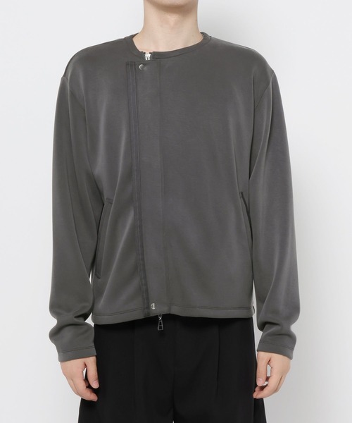 HARE（ハレ）の「レイヤードZIPスウェットカーディガン(HARE)（カーディガン/ボレロ・メンズ・ダークブルー/グレー・FREE）」の13枚目の写真