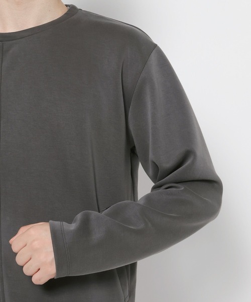 HARE（ハレ）の「レイヤードZIPスウェットカーディガン(HARE)（カーディガン/ボレロ・メンズ・ダークブルー/グレー・FREE）」の18枚目の写真