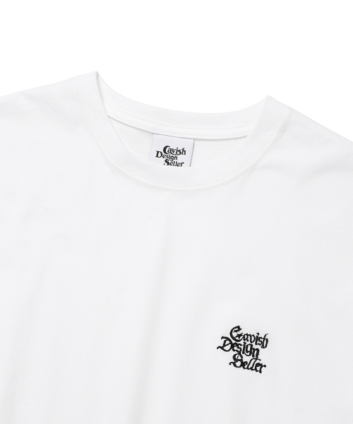 Cavish(カビシ)の「GOTHIC SELLER EMB LOGO SS TEE WHITE(CV2EMUT507A)(Tシャツ/カットソー・レディース・ホワイト・SMALL/MEDIUM/LARGE/X-LARGE)」の3枚目の写真
