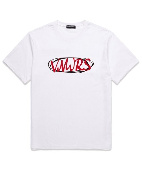 VANNWORKS(バンワークス)の「スクリブルロゴ オーバーサイズ 半袖Tシャツ (VS0086) ホワイト(Tシャツ/カットソー・レディース・その他・SMALL/X-LARGE/XX-LARGE/LARGE/MEDIUM)」の1枚目の写真