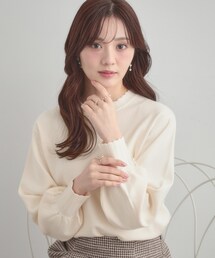 couture brooch | 【洗える/スカラデザイン】パフスリーブ ニット(ニット/セーター)