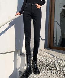 i-dare（アイディア）の「【Mayree】ハイウエスト スキニー デニムパンツ（デニムパンツ）」