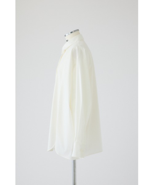 RIM.ARK（リムアーク）の「Oversized asymmetry SH オーバーサイズドアシンメトリーシャツ（シャツ/ブラウス・レディース・チャコールグレー/ライトブルー/ブルー/ホワイト・FREE）」の15枚目の写真