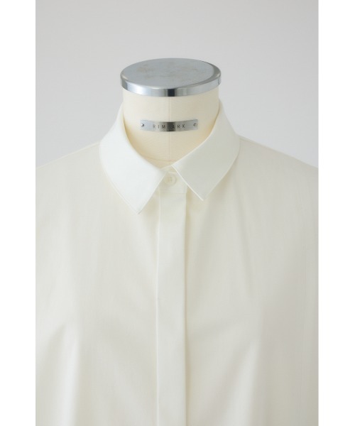 RIM.ARK（リムアーク）の「Oversized asymmetry SH オーバーサイズドアシンメトリーシャツ（シャツ/ブラウス・レディース・チャコールグレー/ライトブルー/ブルー/ホワイト・FREE）」の17枚目の写真