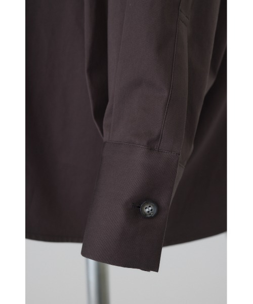 RIM.ARK（リムアーク）の「Oversized asymmetry SH オーバーサイズドアシンメトリーシャツ（シャツ/ブラウス・レディース・チャコールグレー/ライトブルー/ブルー/ホワイト・FREE）」の7枚目の写真