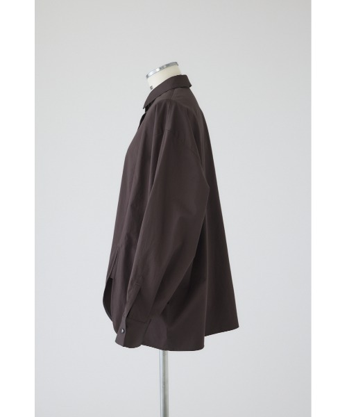 RIM.ARK（リムアーク）の「Oversized asymmetry SH オーバーサイズドアシンメトリーシャツ（シャツ/ブラウス・レディース・チャコールグレー/ライトブルー/ブルー/ホワイト・FREE）」の11枚目の写真