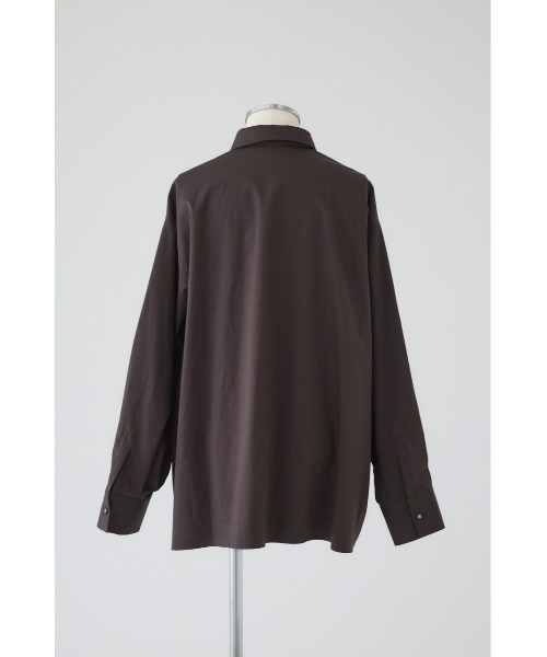 RIM.ARK（リムアーク）の「Oversized asymmetry SH オーバーサイズドアシンメトリーシャツ（シャツ/ブラウス・レディース・チャコールグレー/ライトブルー/ブルー/ホワイト・FREE）」の12枚目の写真