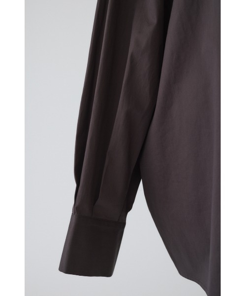 RIM.ARK（リムアーク）の「Oversized asymmetry SH オーバーサイズドアシンメトリーシャツ（シャツ/ブラウス・レディース・チャコールグレー/ライトブルー/ブルー/ホワイト・FREE）」の6枚目の写真