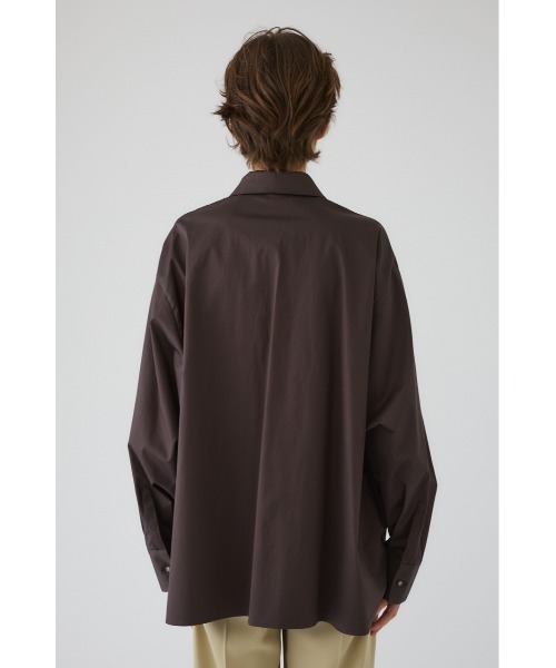 RIM.ARK(リムアーク)の「Oversized asymmetry SH オーバーサイズドアシンメトリーシャツ(シャツ/ブラウス・レディース・チャコールグレー/ライトブルー/ブルー/ホワイト・FREE)」の14枚目の写真