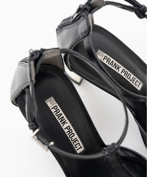 PRANK PROJECT（プランクプロジェクト）の「Tストラップメッシュサンダル / T-Strap Separate Mesh Sandals（サンダル・レディース・ブラック/ベージュ・36/37/38）」の10枚目の写真