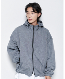 PSSHOPPER（ピーエスショッパ）の「Pigment-Washed Nylon Windbreaker [Stone Gray]（ナイロンジャケット）」