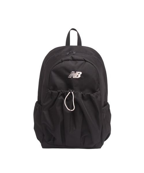 NEW BALANCE(ニューバランス)の「20L ドローコード ポリエステル デイパック(バックパック/リュック・レディース・グレー/ブラック・FREE)」の6枚目の写真