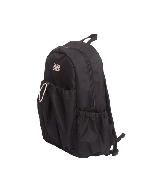 NEW BALANCE(ニューバランス)の「20L ドローコード ポリエステル デイパック(バックパック/リュック・レディース・グレー/ブラック・FREE)」の7枚目の写真