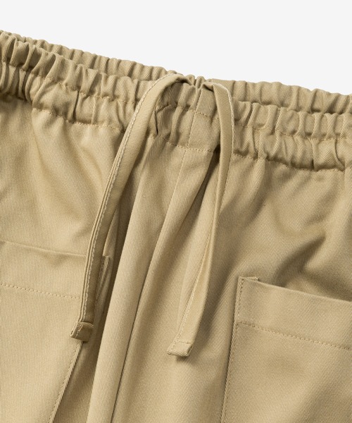 rehacer（レアセル）の「rehacer :  CODURA Monpe Easy Pants  コーデュラ モンペ イージーパンツ（デニムパンツ・メンズ・ブラック/ベージュ・LARGE/MEDIUM/SMALL）」の4枚目の写真