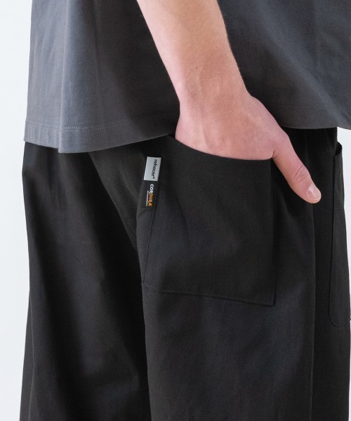 rehacer（レアセル）の「rehacer :  CODURA Monpe Easy Pants  コーデュラ モンペ イージーパンツ（デニムパンツ・メンズ・ブラック/ベージュ・LARGE/MEDIUM/SMALL）」の15枚目の写真