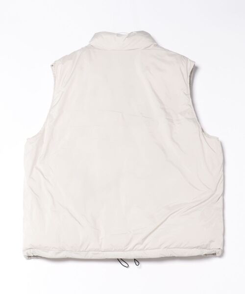 semantic design（セマンティックデザイン）の「【ユーティリティポケット ややゆったり】セマンティックデザイン スタンドカラ― 中綿ベスト（ベスト・メンズ・ライトグレー・LARGE）」の2枚目の写真