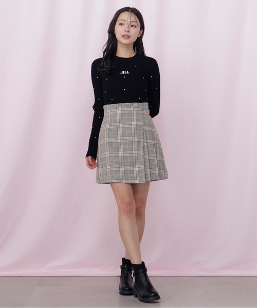 JILL by JILL STUART（ジルバイジルスチュアート）の「◇ビジューコンパクトロゴニット（ニット/セーター・レディース・ブラック/ピンク/ホワイト系その他・FREE）」の15枚目の写真