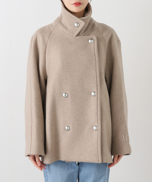 Noble（ノーブル）の「ROSEanna/ローズアンナ オーバーPコート（ピーコート・レディース・ベージュ・38）」の7枚目の写真