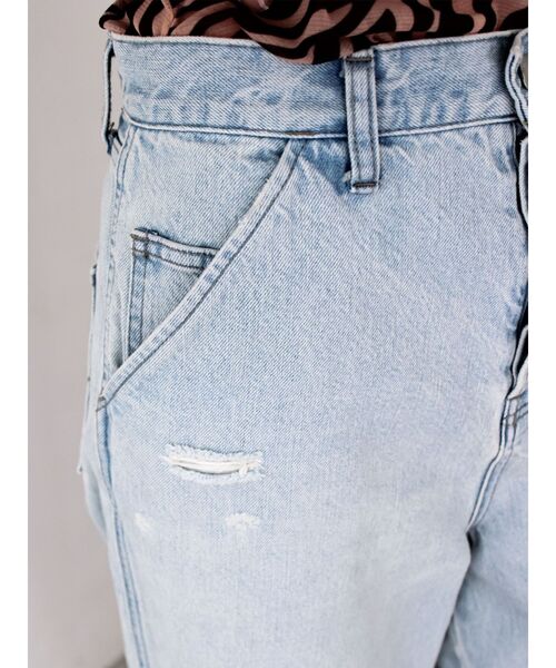 クラッシュデザインカーブデニム（デニムパンツ）｜Ungrid（アン