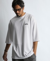 The DUFFER of ST.GEORGE | 【WEB限定アイテム】HONEYCOMB MESH 3Q SLEEVE TEE：セットアップ 吸水速乾 メッシュ 7分袖Tシャツ(Tシャツ/カットソー)