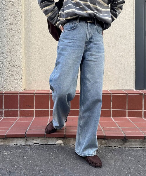 fredy emue（フレディエミュ）の「【待望の新色＆サイズ展開追加／@sora_522m企画】BASIC STRAIGHT DENIM（デニムパンツ・レディース・ブルー/ブラック/アイボリー・37/36/34/38）」の12枚目の写真