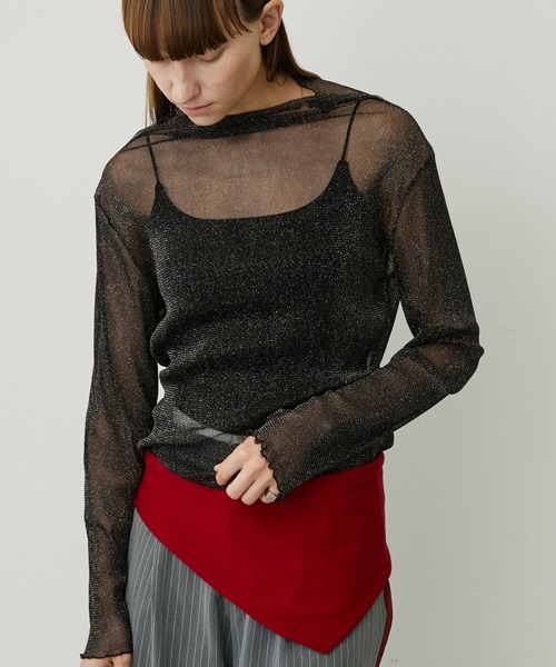 uyu.(ウユ)の「トライアングルストール/サンカクストール(ストール/ショール・レディース・グレー/ワイン/ブラック/アイボリー・FREE)」の20枚目の写真