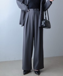 WEGO | WEGO/【26年春夏新作】タックワイドスラックス(スラックス)